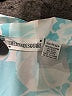 Sheridan Square 100% Polyester Tropical Blue Short Sleeve Blouse Size EU 42 / US 12 - photo 4