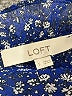 Ann Taylor LOFT 100% Polyester Blue Long Sleeve Blouse Size S - photo 7