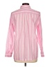 Talbots Stripes Pink Long Sleeve Blouse Size L - photo 2
