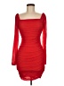 Unbranded Red Cocktail Dress Size M - photo 1