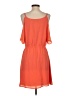 Charles Henry 100% Polyester Orange Casual Dress Size S - photo 2