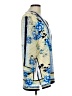JM Collection Blue 3/4 Sleeve Blouse Size L - photo 4