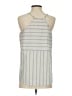 Doe & Rae Silver Sleeveless Blouse Size S - photo 2