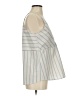 Doe & Rae Silver Sleeveless Blouse Size S - photo 4
