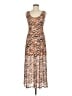 Louna Animal Print Brown Casual Dress Size M - photo 1