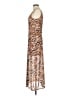 Louna Animal Print Brown Casual Dress Size M - photo 5