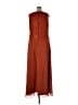 Unbranded Brown Orange Cocktail Dress Size Lg - photo 2