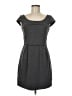 BCBGMAXAZRIA Solid Gray Casual Dress Size 8 - photo 1