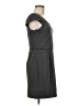BCBGMAXAZRIA Solid Gray Casual Dress Size 8 - photo 4