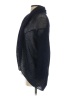 Vince. 100% Linen Solid Blue Black Cardigan Size XS - photo 5