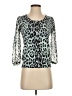 Carlisle Animal Print Teal Cardigan Size XS - photo 1
