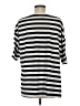 Shein Stripes Silver 3/4 Sleeve T-Shirt Size 6 - photo 2