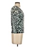 Carlisle Animal Print Teal Cardigan Size XS - photo 4