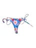 Unbranded Print Blue Swimsuit Bottoms Size L - photo 1