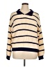 Unbranded 100% Acrylic Stripes Tan Pullover Sweater Size XL - photo 1