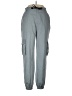 Unbranded 100% Polyester Gray Cargo Pants Size L - photo 1