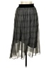Zara Basic 100% Polyester Plaid Gray Casual Skirt Size XS - photo 1