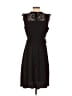 Ann Taylor LOFT 100% Polyester Black Cocktail Dress Size 4 - photo 2