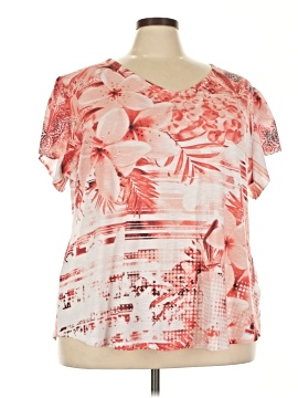 Terra & Sky Short Sleeve Blouse