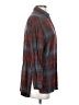 BDG 100% Rayon Plaid Burgundy Long Sleeve Button-Down Shirt Size S - photo 4