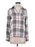 Woolrich 100% Rayon Plaid Gray Long Sleeve Button-Down Shirt Size S - photo 1