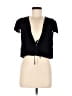 About Us 100% Polyester Black Short Sleeve Top Size S - photo 1
