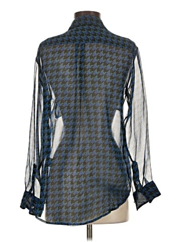Equipment Long Sleeve Blouse (view 2)