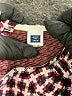 Janie and Jack Houndstooth Purple Burgundy Short Sleeve Blouse Size 12-18 mo - photo 3