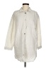 H&M 100% Polypropylene Ivory 3/4 Sleeve Button-Down Shirt Size XS - photo 1