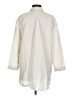 H&M 100% Polypropylene Ivory 3/4 Sleeve Button-Down Shirt Size XS - photo 2