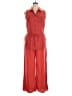 Bebop 100% Polyester Solid Red Jumpsuit Size XL - photo 1