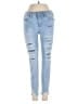 American Eagle Outfitters Hearts Blue Jeans Size 00 short - photo 1