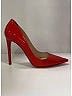 Prada Red Patent Leather Pointed Toe Pumps Size EU 39 - photo 8