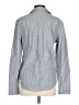 Volcom 100% Cotton Stripes Blue Long Sleeve Blouse Size S - photo 2