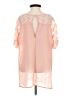 Pink Martini 100% Polyester Pink 3/4 Sleeve Blouse Size XS - photo 2