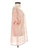 Pink Martini 100% Polyester Pink 3/4 Sleeve Blouse Size XS - photo 4