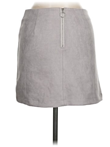 Fashion on Earth Faux Leather Skirt (view 2)