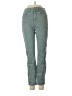 DL1961 Chevron-herringbone Green Jeans Size 26 waist - photo 1
