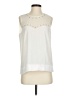 American Eagle Outfitters 100% Polyester Ivory Sleeveless Blouse Size S - photo 1