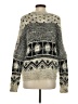 Lulumari Print Gray Ivory Pullover Sweater Size S - photo 2