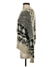Lulumari Print Gray Ivory Pullover Sweater Size S - photo 5