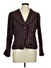 Cynthia Max 100% Acetate Tweed Burgundy Blazer Size M - photo 1