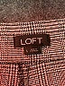 Ann Taylor LOFT Houndstooth Gray Casual Pants Size L - photo 7