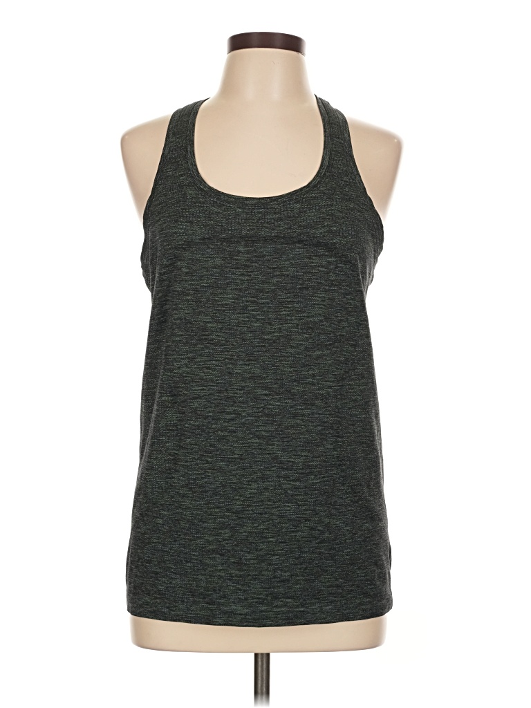 Pre-owned Lululemon Athletica Active Tank Top In Green