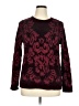 Chico's Paisley Burgundy Pullover Sweater Size XL (3) - photo 1