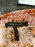 BCBGMAXAZRIA 100% Recycled Polyester Paisley Yellow Shorts Size L - photo 3