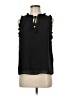 Naked Zebra 100% Polyester Black Sleeveless Blouse Size M - photo 1