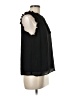 Naked Zebra 100% Polyester Black Sleeveless Blouse Size M - photo 4