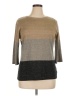 Hampshire Studio Color Block Brown Pullover Sweater Size XL - photo 1