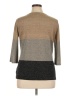 Hampshire Studio Color Block Brown Pullover Sweater Size XL - photo 2
